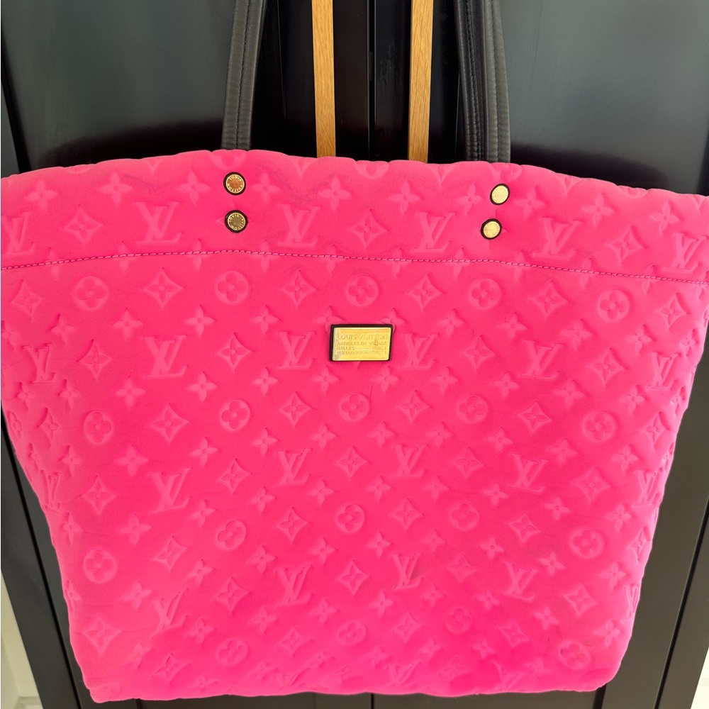Louis Vuitton Neon Pink Tote